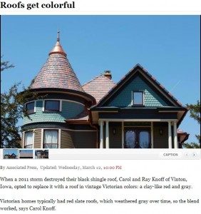 Roofs get colorful image