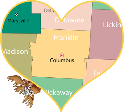 Columbus Franklin County Ohio Love Muth Moose