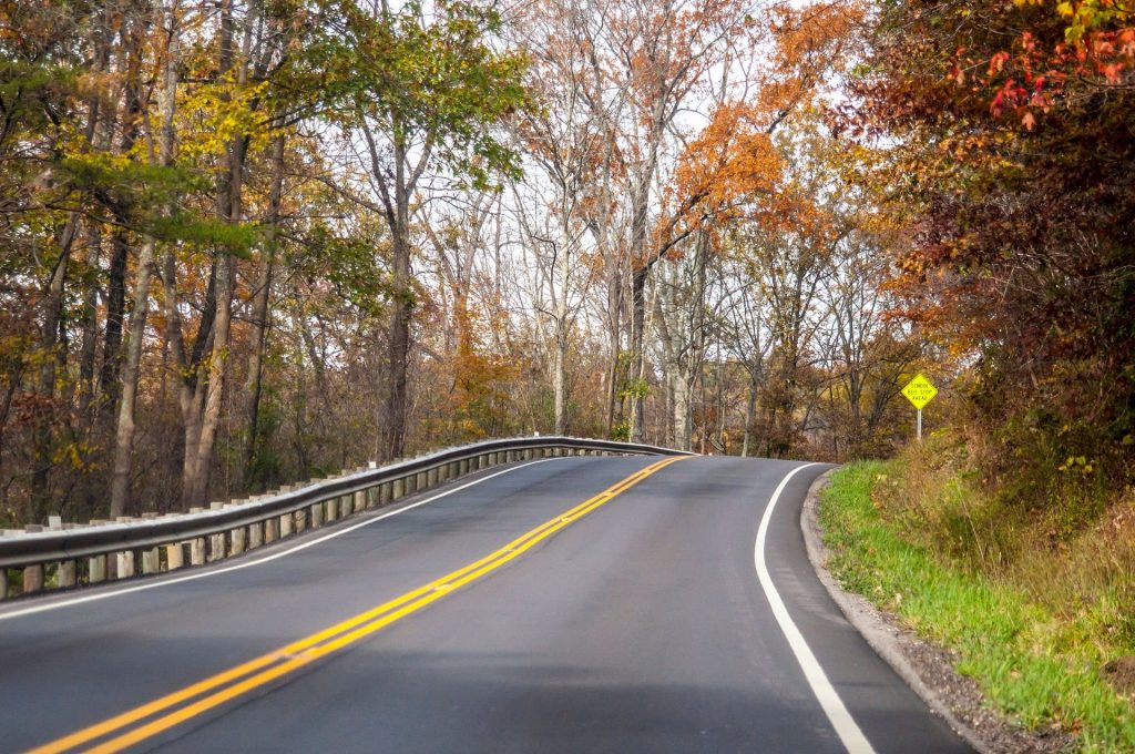 Hocking HIlls Byway fall colors